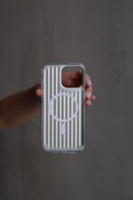 Чохол Stripe Gray Mag Safe 16 Pro Max - Зображення 3