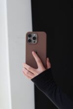 Чохол силіконовий 12/12 Pro (chocolate)