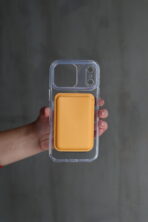 Leather Card Holder (orange) - Зображення 3