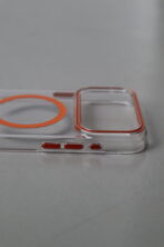 Чохол Acrylic Clear Mag Safe 17 Pro Max (orange) - Зображення 3