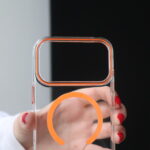 Чохол Acrylic Clear Mag Safe 17 Pro Max (orange)