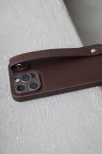 Чохол Leather Brown + тримач 17 Pro - Зображення 3