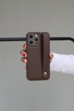 Чохол Leather Brown + тримач 17 Pro - Зображення 2