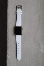 Ремінець еко-шкіра 38mm/40mm/41mm/42mm (10 gen.) (white) - Зображення 2