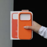 Чохол силіконовий Premium Mag Safe 17 Pro (orange) + animation