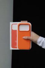 Чохол силіконовий Premium Mag Safe 17 Pro Max (orange) + animation