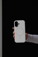 Чохол Silicone Slim Mag Safe 17 Air (white)