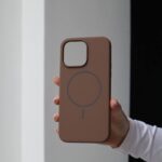 Чохол Silicone Slim Mag Safe 14 Pro (brown)