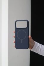 Чохол Silicone Slim Mag Safe 17 Pro (midnight blue)