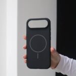 Чохол Silicone Slim Mag Safe 17 (black)