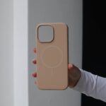 Чохол Silicone Slim Mag Safe 14 Pro (gold)