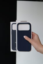 Чохол силіконовий Premium Mag Safe 17 Pro Max (midnight blue) + animation