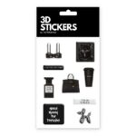 Набір Стікерів Black Edition