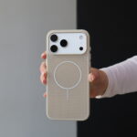 Чохол Mesh Mag Safe 17 Pro Max (beige)