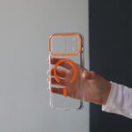 Чохол Berlia Sheen Mag Safe 17 Pro (orange)