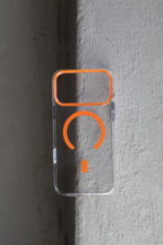 Чохол Berlia Sheen Mag Safe 17 Pro (orange) - Зображення 4