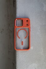 Чохол Crystal Mag Safe 17 Pro (orange) - Зображення 3