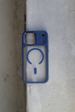 Чохол Crystal Mag Safe 17 Pro Max (dark blue) - Зображення 3