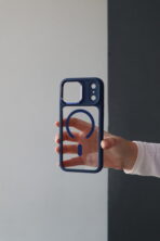 Чохол Crystal Mag Safe 17 Pro Max (dark blue) - Зображення 2