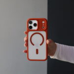 Чохол Crystal Mag Safe 17 Pro Max (orange)