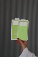 Чохол силіконовий Premium Mag Safe 17 Pro Max (neon yellow) + animation - Зображення 2