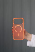 Чохол Matte Colorful Mag Safe 17 Pro (orange) - Зображення 2