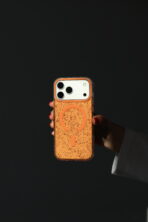 Чохол Jelly Glitter Mag Safe 17 Pro Max (orange) - Зображення 3