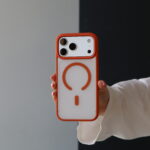 Чохол Matte Clear Colorful Mag Safe 17 Pro Max (orange)