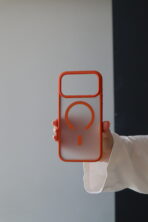 Чохол Matte Clear Colorful Mag Safe 17 Pro Max (orange) - Зображення 2