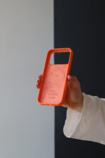 Чохол New Silicone Slim Mag Safe 17 Pro Max (orange) - Зображення 2