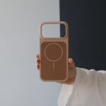 Чохол New Silicone Slim Mag Safe 17 Pro Max (gold)