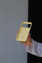 Чохол Silicone Slim Mag Safe 16 Pro (mellow yellow) - Зображення 2