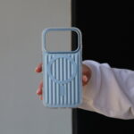 Чохол Stripe Mag Safe 17 Pro (blue)