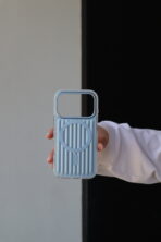 Чохол Stripe Mag Safe 17 Pro Max (blue) - Зображення 2