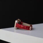 Ремінець Shiny Leather 42mm/44mm/45mm/46mm/49mm/ULTRA (red)