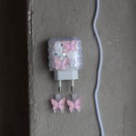 Кейс для адаптера 20W Pink Butterfly