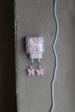 Кейс для адаптера 20W Pink Butterfly - Зображення 2