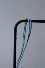 Шнурівка Cross-body Rope (ice blue) + прозора вставка