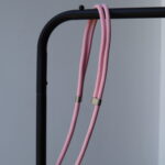 Шнурівка Cross-body Rope (light pink) + прозора вставка