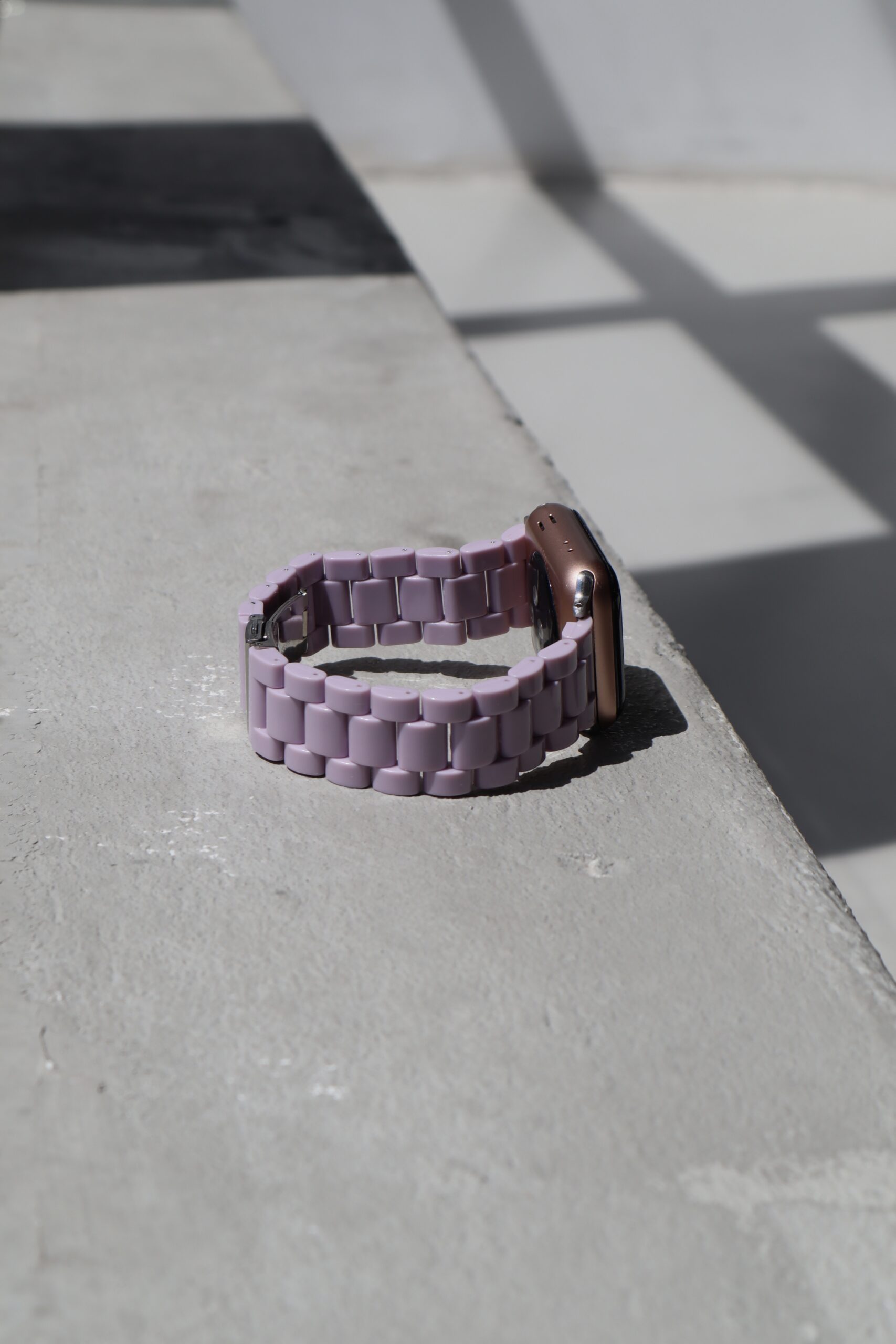 IMG_8136 (1) Ремінець Amber 42mm/44mm/45mm/46mm/49mm/ULTRA (light purple) - Зображення 1