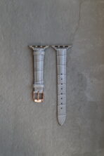 Ремінець Shiny Leather 38 mm/40mm/41mm/42mm (10 gen.) (light gray)