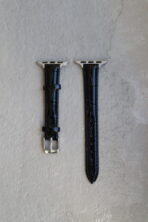 Ремінець Shiny Leather 38 mm/40mm/41mm/42mm (10 gen.) (black)