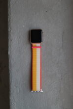 Ремінець Nylon Band 38mm/40mm/41mm/42mm (10 gen.) (white/orange/pink) - Зображення 2