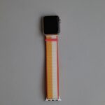 Ремінець Nylon Band 42mm/44mm/45mm/46mm/49mm/ULTRA (white/orange/pink)
