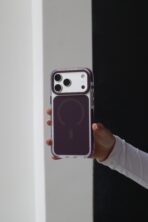 Чохол Matte Fashion Mag Safe 17 Pro/18 Pro (cherry red)